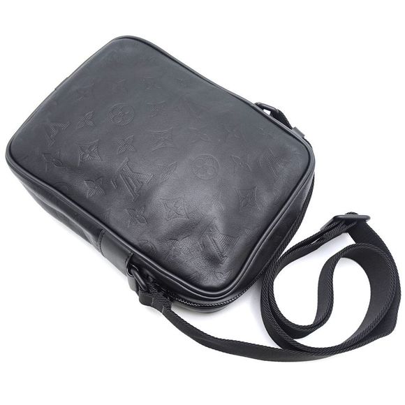 Louis Vuitton Monogram Shadow Danube Noir Shoulder Bag - Picture 3 of 8